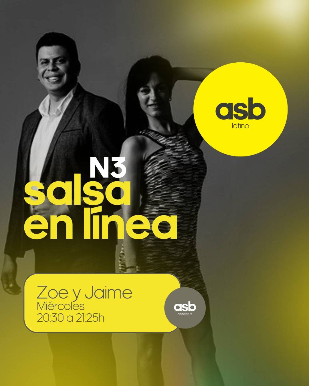 salsa en línea nivel 3 miércoles