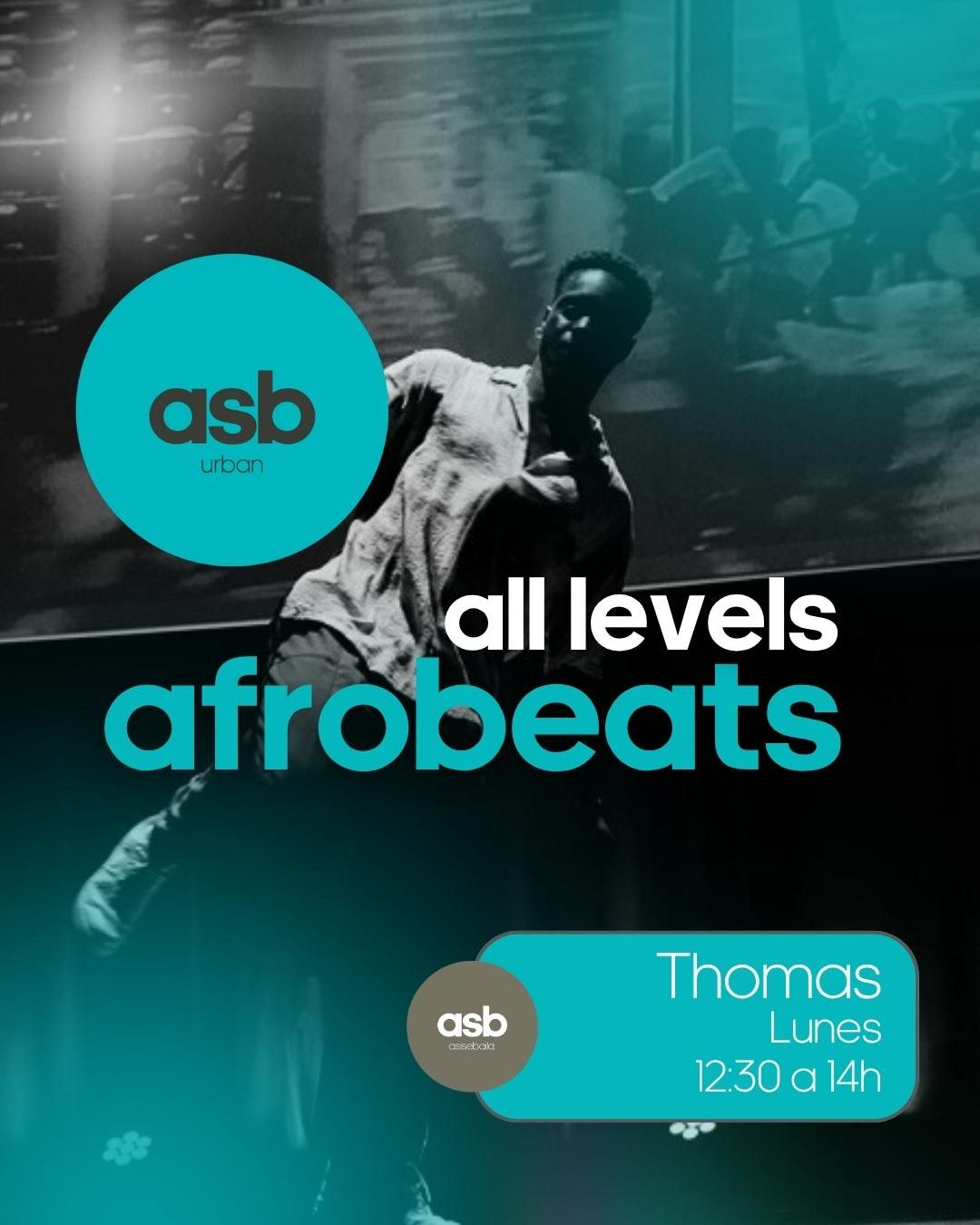 afrobeats nivel abierto lunes 1230h